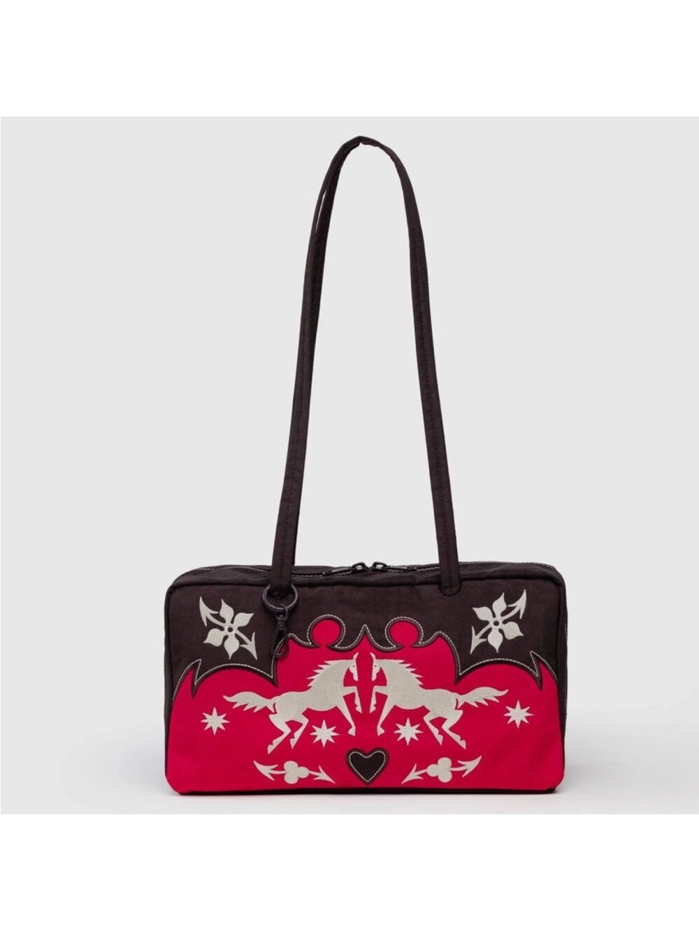 Baggu bowler bag with western appliqué NWT
